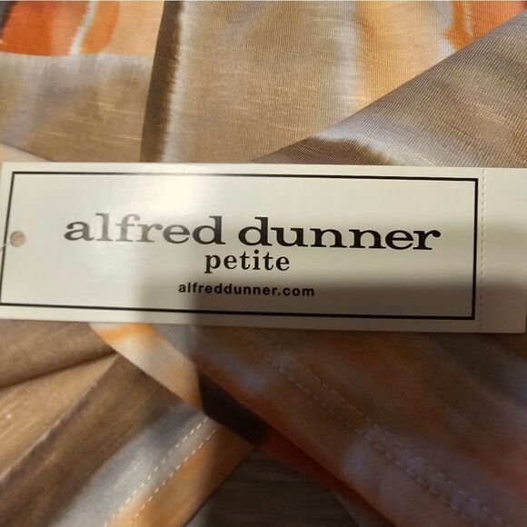 Alfred Dunner top long sleeve Women's PS Stonehenge multicolored NWT - Picture 6 of 8